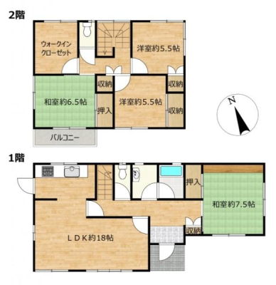 �Ԏ��} �_�����̂܂܂ł̔̔��ł��I�^ 4SLDK�A�y�ʓS������2�K����