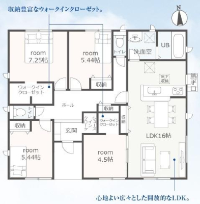 �Ԏ��} �S���t���[�����O�A4LDK�̕������āI
�E�H�[�N�C���N���[�[�b�g�t����