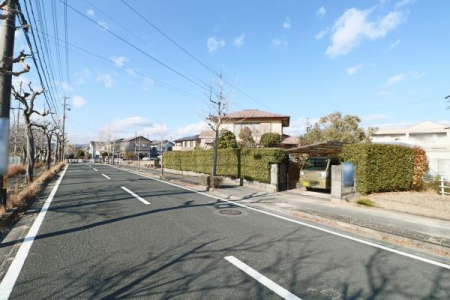 �O�ʓ��H�܂ތ��n�ʐ^ -