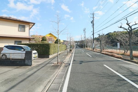 �O�ʓ��H�܂ތ��n�ʐ^ -