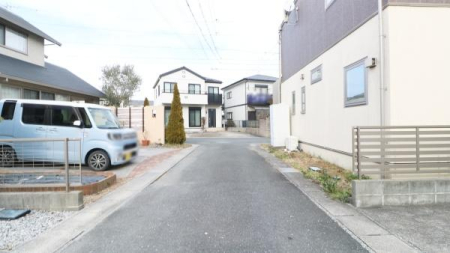 �O�ʓ��H�܂ތ��n�ʐ^ �O�ʓ��H