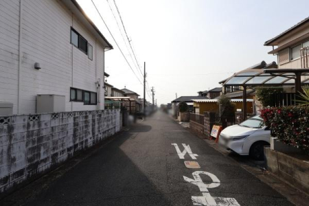 �O�ʓ��H�܂ތ��n�ʐ^ -