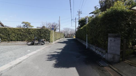 �O�ʓ��H�܂ތ��n�ʐ^ �k���O�ʓ��H