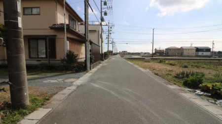 �O�ʓ��H�܂ތ��n�ʐ^ �O�ʓ��H
