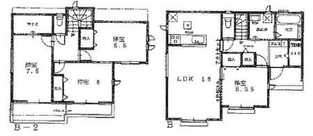 �Ԏ��} �yB�����z���[�L�x��4LDK��