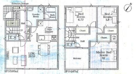 �Ԏ��} ���É��{���u���c���v�w�܂œk��7���I
�S���t���[�����O�A3LDK�A2�K���āI
���ԃX�y�[�X3��I
