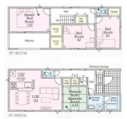 �Ԏ��} ���É��{���u���{�v�w�܂œk����8���I
�a��4.5���A�E�H�[�N�C���N���[�[�b�g�t���I
4LDK�A2�K���āA���ԃX�y�[�X2��I