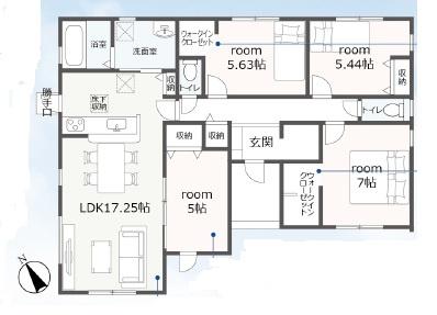 �Ԏ��} �S���t���[�����O�A4LDK�A�������āI �~�n�͂�Ƃ�̖�89�؁A���ԃX�y�[�X3��I