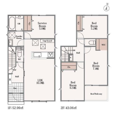 �Ԏ��} 3SLDK�{�E�H�[�N�C���N���[�[�b�g�A2�K���āI
���ԃX�y�[�X2��I
�����D�ǏZ��F��A�Z��\���x��ZEH�����̏Z��I