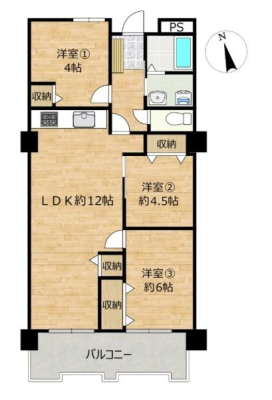 �Ԏ��} �L��w�E�L���ׂ܂œk��8���I
���t�H�[���ς݁A��w�K3LDK��
�y�b�g�i���^�E���^���j��