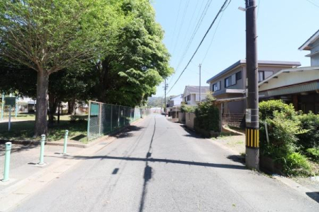 �O�ʓ��H�܂ތ��n�ʐ^ �������瓌�����B�e�������H�̗l�q