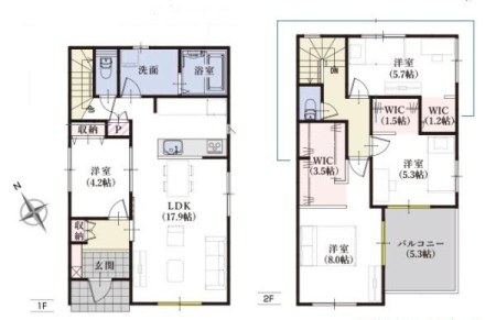 �Ԏ��} 4LDK�A2�K���āA���ԃX�y�[�X3��I
�p���g���[�A�E�H�[�N�C���N���[�[�b�g�~3�����t����
�����D�ǏZ��F��ł��I