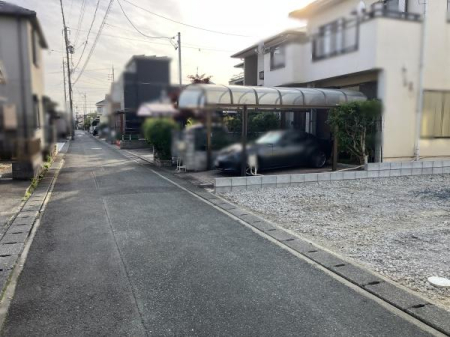 �O�ʓ��H�܂ތ��n�ʐ^ �O�ʓ��H