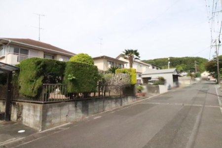 �O�ʓ��H�܂ތ��n�ʐ^ -