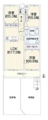 �Ԏ��} ���ԏ�E��p��t��3LDK�̃}���V������
�L�E���ƈꏏ�ɕ�点�܂��I